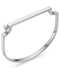Monica Vinader - Engravable Signature Thin Bangle - Lyst