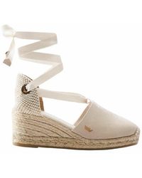 VISCATA - Escala Canvas Espadrille Wedges - Lyst