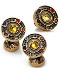 Cufflinks Inc. - Infinity Stones Cuff Links & Lapel Pin Set - Lyst