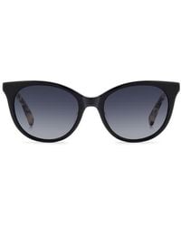 Kate Spade - Karlee 53Mm Gradient Round Sunglasses - Lyst