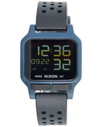 Nixon - Heat Digital Rubber Strap Watch - Lyst