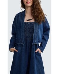 Luukaa - Tatum Structured Denim Jacket - Lyst