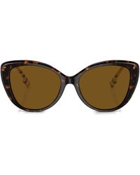 Burberry - 54mm Polarized Cat Eye Sunglasses - Lyst