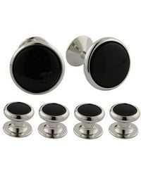 David Donahue - Inlay Cuff Link & Stud Set - Lyst