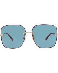 Chloé - 61Mm Square Sunglasses - Lyst