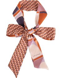 Lost Pattern - Modular Silk Skinny Scarf - Lyst