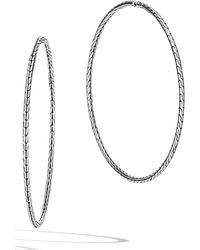 John Hardy - Classic Chain Extra Large Hoop Earrings - Lyst
