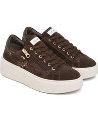 Nero Giardini - Platform Side Zip Sneaker - Lyst