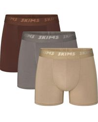 Skims - 3-Pack 3-Inch Stretch Modal Boxer Briefs - Lyst