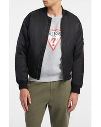 Guess - Water Repellent Bomber Jacket - Lyst