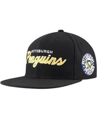 Mitchell & Ness - Pittsburgh Penguins Core Team Script 2.0 Snapback Hat - Lyst