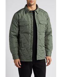 Taion - Military Quilted Packable Water Resistant 800 Fill Power Down Shirt Jacket - Lyst