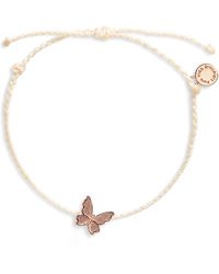 Pura Vida Butterfly Charm Bracelet - White