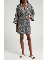 Marine Layer - Sienne Floral Print Cover-up Wrap - Lyst