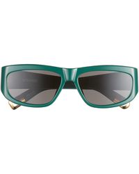 Jacquemus - Les Lunettes Pilota Rectangular Sunglasses - Lyst