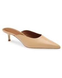 STAUD - Sebastian Kitten Heel Mule - Lyst