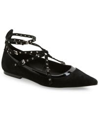 Jeffrey Campbell - Strappy Pointed Toe Flat - Lyst