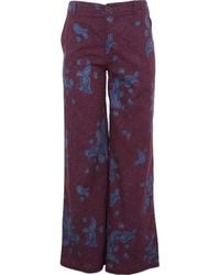 lords of harlech - Phillis Wide Leg Tailored Pant Montgat Paisley - Lyst