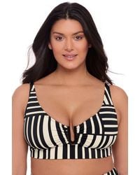 S3 Apparel - Supportive And Sculpting U-Wire Adjustable Midkini Swimsuit Top - Lyst