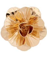 Hook + Albert Metallic Floral Lapel Pin