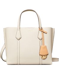 Tory Burch - Perry Small Triple Compartment Leather Tote - Lyst