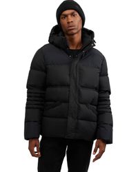 Pajar - Titan Mixed Media Puffer With Removable Hood - Lyst