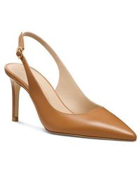 Stuart Weitzman - Stuart Power 75 Pointed Toe Slingback Pump - Lyst