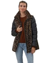 Gorski - Shearling Lamb Chevron Jacket With Detachable Horizontal Quilted Sleeves - Lyst