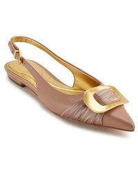 Donna Karan - Perilynn Pointed Toe Slingback Flat - Lyst