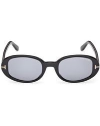 Tom Ford - 49Mm Small Iggy Oval Sunglasses - Lyst