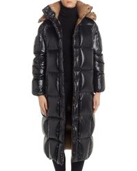 Moncler Parnaiba Long Quilted Down Puffer Coat - Black