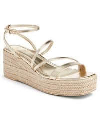 BP. - Coco Espadrille Ankle Strap Platform Wedge Sandal - Lyst