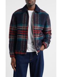 Wax London - Heath Wool Blend Bomber Jacket - Lyst