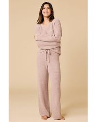 Softies - Waffle Marshmallow V-Neck Lounge Set - Lyst
