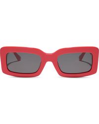 DIFF - Indy 51Mm Polarized Rectangular Sunglasses - Lyst