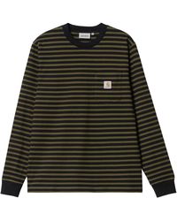 Carhartt - Seidler Stripe Long Sleeve Pocket T-shirt - Lyst