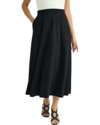 Jessica London - Soft Ease Midi Skirt - Lyst