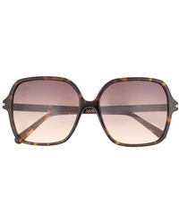 Quay - Press Tour 60Mm Gradient Square Sunglasses - Lyst