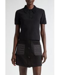 Moncler - Merino Wool Polo - Lyst