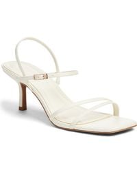 Open Edit - Rania Square Toe Sandal - Lyst