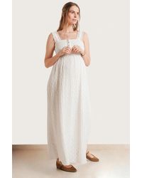 Nom Maternity - Emma Maternity & Nursing Maxi Dress - Lyst