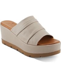 Spring Step - Allerton Platform Wedge Slide Sandal - Lyst