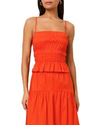 Solid & Striped - The Delta Strappy Back Stretch Cotton Top - Lyst