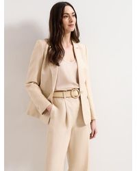 Phase Eight - Elena Linen Blend Single Breasted Blazer - Lyst