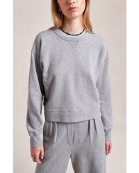 La Ligne - Cropped James Sweatshirt - Lyst