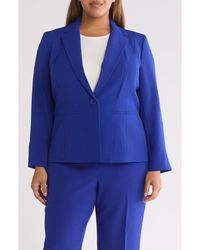 Kasper - One Button Blazer - Lyst