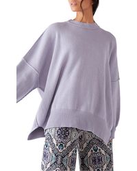 Free People Synthetic Easy Street Tunic In Heather Grey Gray Lyst