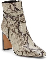 vince camuto square toe booties