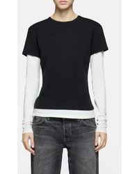 EB DENIM - Rory Layered Long Sleeve T-Shirt - Lyst