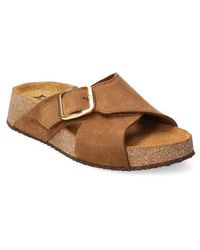 Mephisto - Berrie Buckle Strap Slide Sandal - Lyst